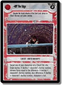 star wars ccg cloud city off the edge