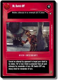 star wars ccg hoth limited oh switch off