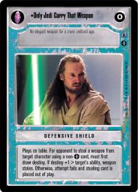 star wars ccg reflections iii premium only jedi carry that weapon