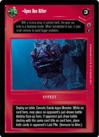 star wars ccg reflections iii premium opee sea killer dark