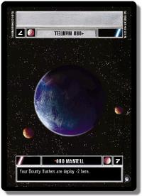 star wars ccg hoth limited ord mantell dark