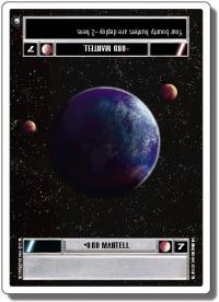 star wars ccg hoth revised ord mantell dark wb