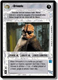 star wars ccg reflections ii foil orrimaarko foil