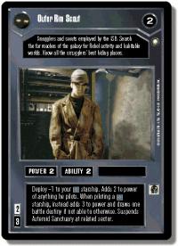 star wars ccg reflections ii foil outer rim scout foil