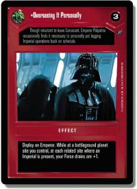 star wars ccg death star ii overseeing it personally