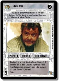 star wars ccg premiere limited owen lars