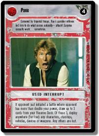 star wars ccg premiere unlimited panic wb