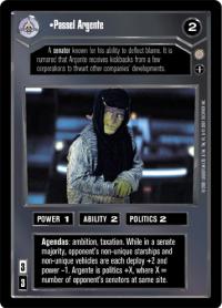 star wars ccg coruscant passel argente