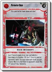 star wars ccg hoth revised perimeter scan wb