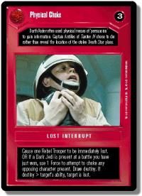 star wars ccg premiere unlimited physical choke wb