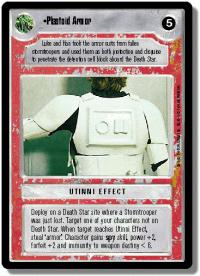 star wars ccg premiere limited plastoid armor