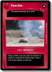 star wars ccg premiere limited precise attack