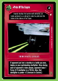 star wars ccg special edition pride of the empire