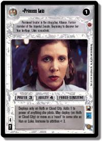 star wars ccg cloud city princess leia