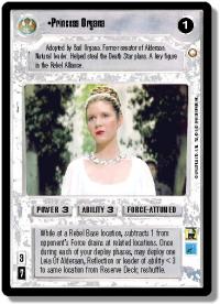 star wars ccg special edition princess organa