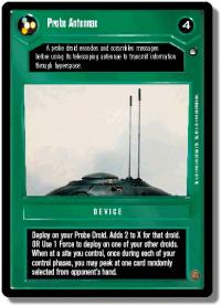 star wars ccg hoth limited probe antennae