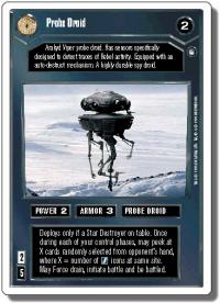 star wars ccg hoth revised probe driod wb