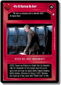 star wars ccg special edition put all sections on alert