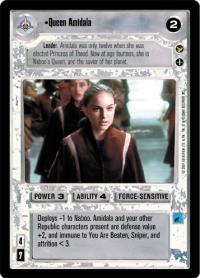 star wars ccg theed palace queen amidala