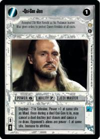 star wars ccg tatooine qui gon jinn