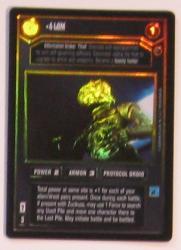 star wars ccg reflections i 4 lom foil