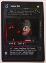 star wars ccg reflections i admiral ozzel foil