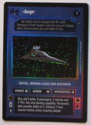 star wars ccg reflections i avenger foil