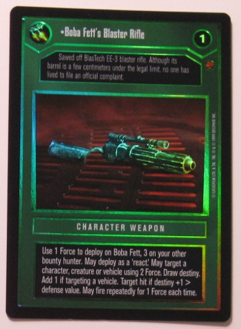 Boba Fett`s Blaster Rifle (FOIL)