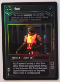 star wars ccg reflections i bossk foil