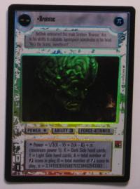 star wars ccg reflections i braniac foil