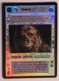 star wars ccg reflections i chewbacca foil