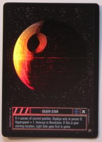 star wars ccg reflections i death star d foil