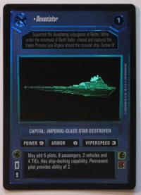 star wars ccg reflections i devastator foil