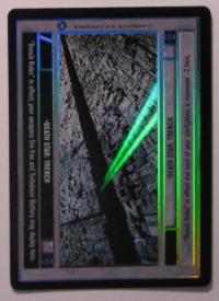 star wars ccg reflections i death star trench foil