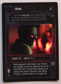 star wars ccg reflections i greedo foil