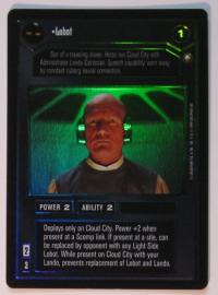 star wars ccg reflections i lobot d foil