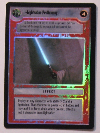 Lightsaber Proficiency (FOIL)