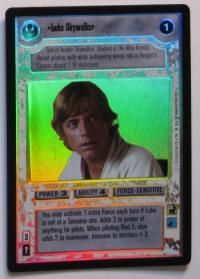 star wars ccg reflections i luke skywalker foil