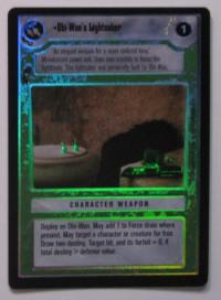 star wars ccg reflections i obi wan s lightsaber foil