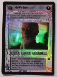 star wars ccg reflections i obi wan kenobi foil