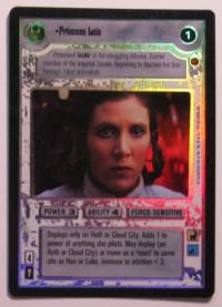 star wars ccg reflections i princess leia foil