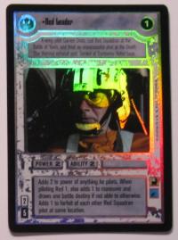 star wars ccg reflections i red leader foil