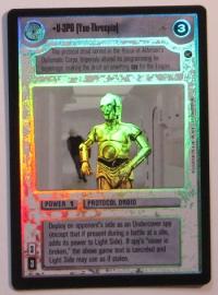 star wars ccg reflections i u 3po foil