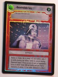 star wars ccg reflections i uncontrollable fury foil