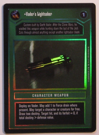 Vader`s Lightsaber (FOIL)