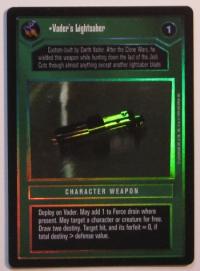 star wars ccg reflections i vader s lightsaber foil