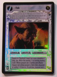 star wars ccg reflections i yoda foil