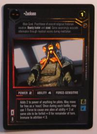 star wars ccg reflections i zuckuss foil