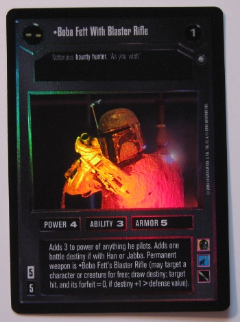 Boba Fett With Blaster Rifle (FOIL)