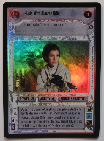 Leia With Blaster Rifle (Foil)